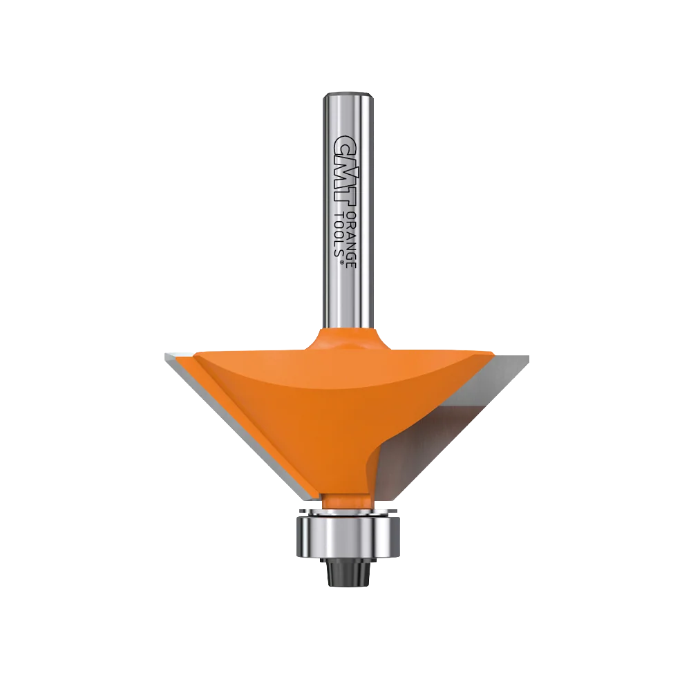 Next-Generation CMT Orange Tools 1-1 4 x 3 8 Chamfer Bit With Bearing 1 4 Shank Authentic