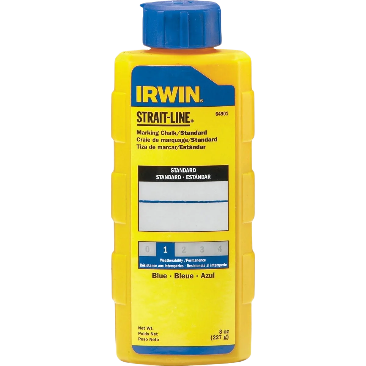 Proven Irwin Strait-Line Blue Standard Chalk Line Chalk 8 oz. Lightweight