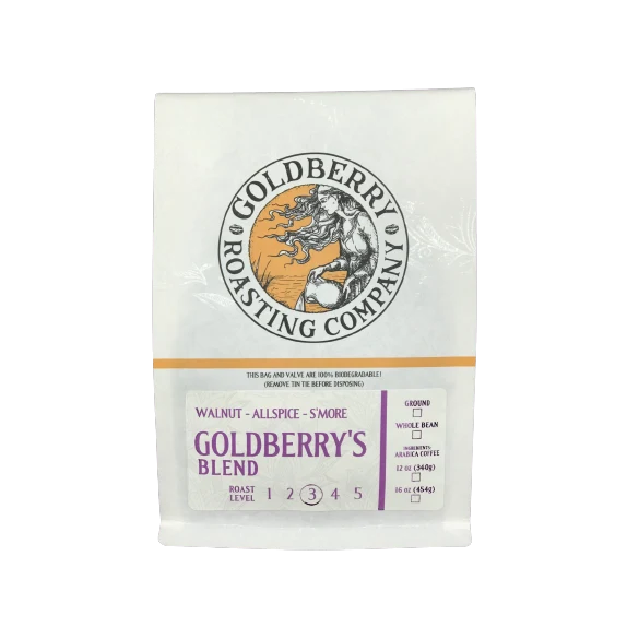 High-Grade Goldberry Roasting Company Goldberry’s Blend Coffee Beans 12 oz. Consistent
