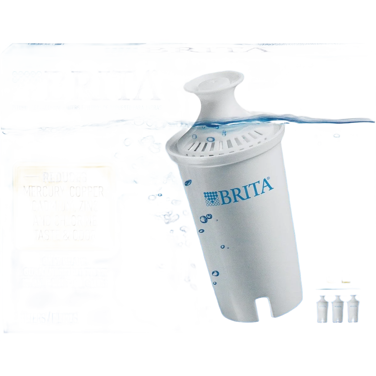 Carefully Designed Brita Pitcher Water Filter Cartridge 3-Pack Consistent