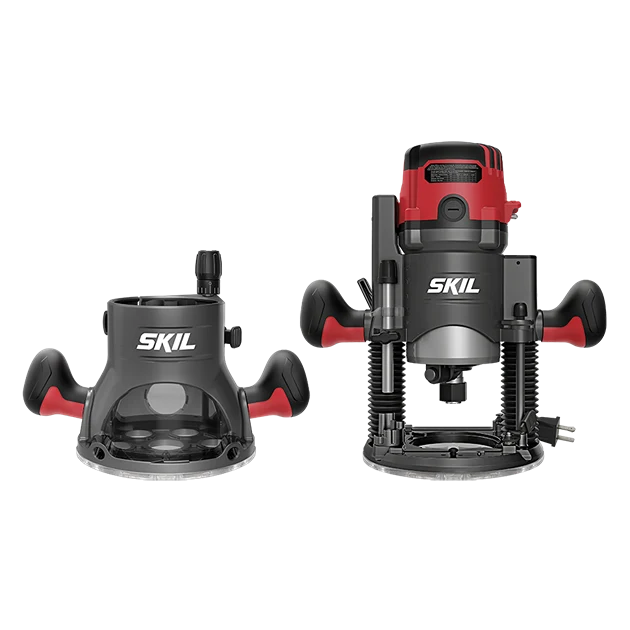 Lightweight SKIL 14 Amp Plunge and Fixed Base Digital Router Elite