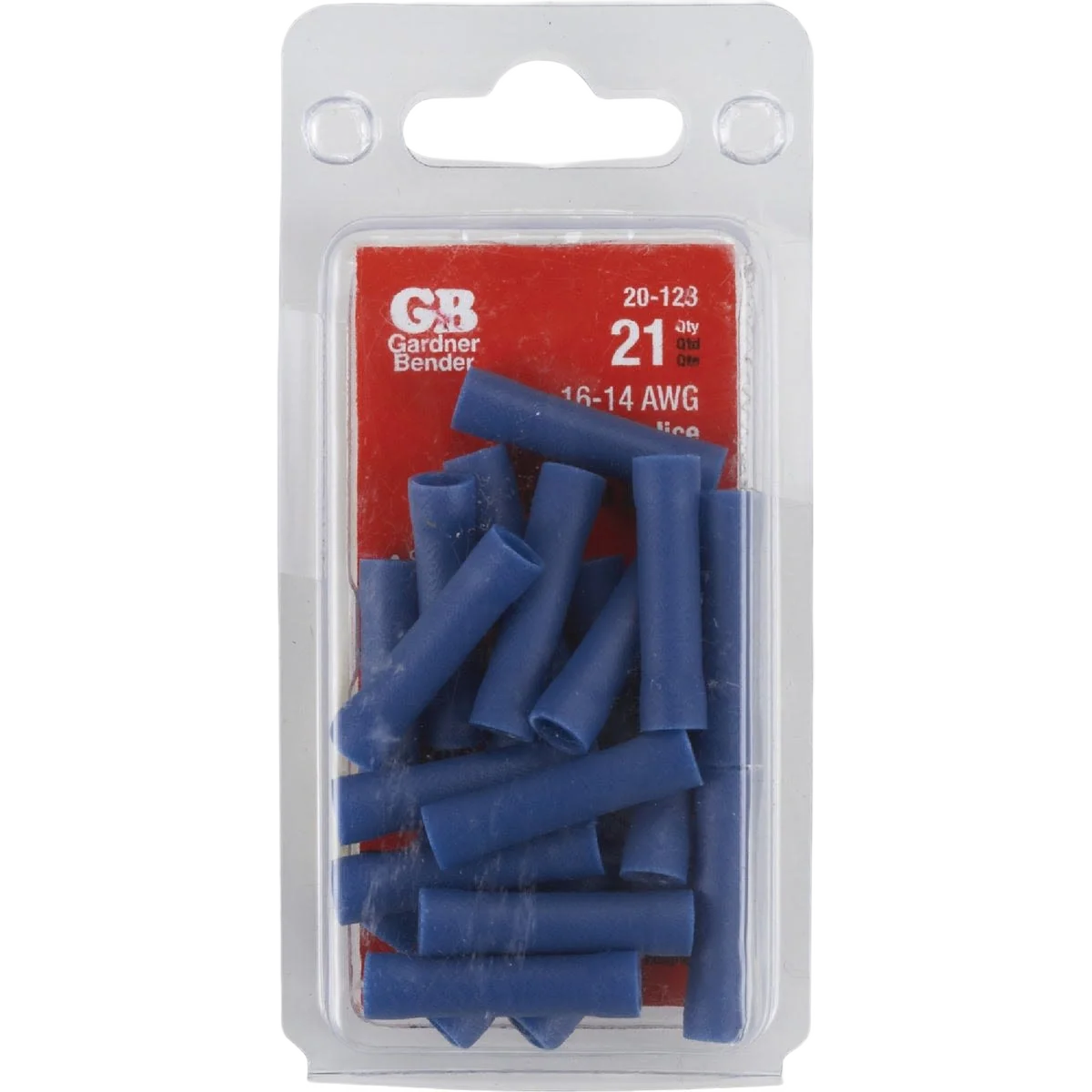 Soft Gardner Bender 16 AWG to 14 AWG Blue Butt Splice 21-Pack High-Performance