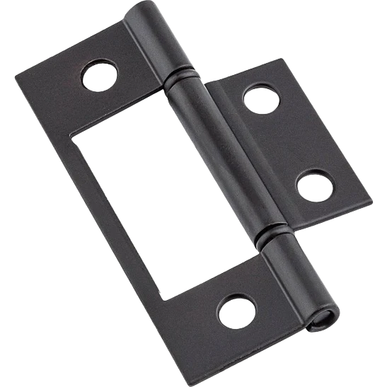 Secure National Hardware Non-Removable Pin Surface Mount Oil Rubbed Bronze Bi-Fold Door Hinge Enhanced