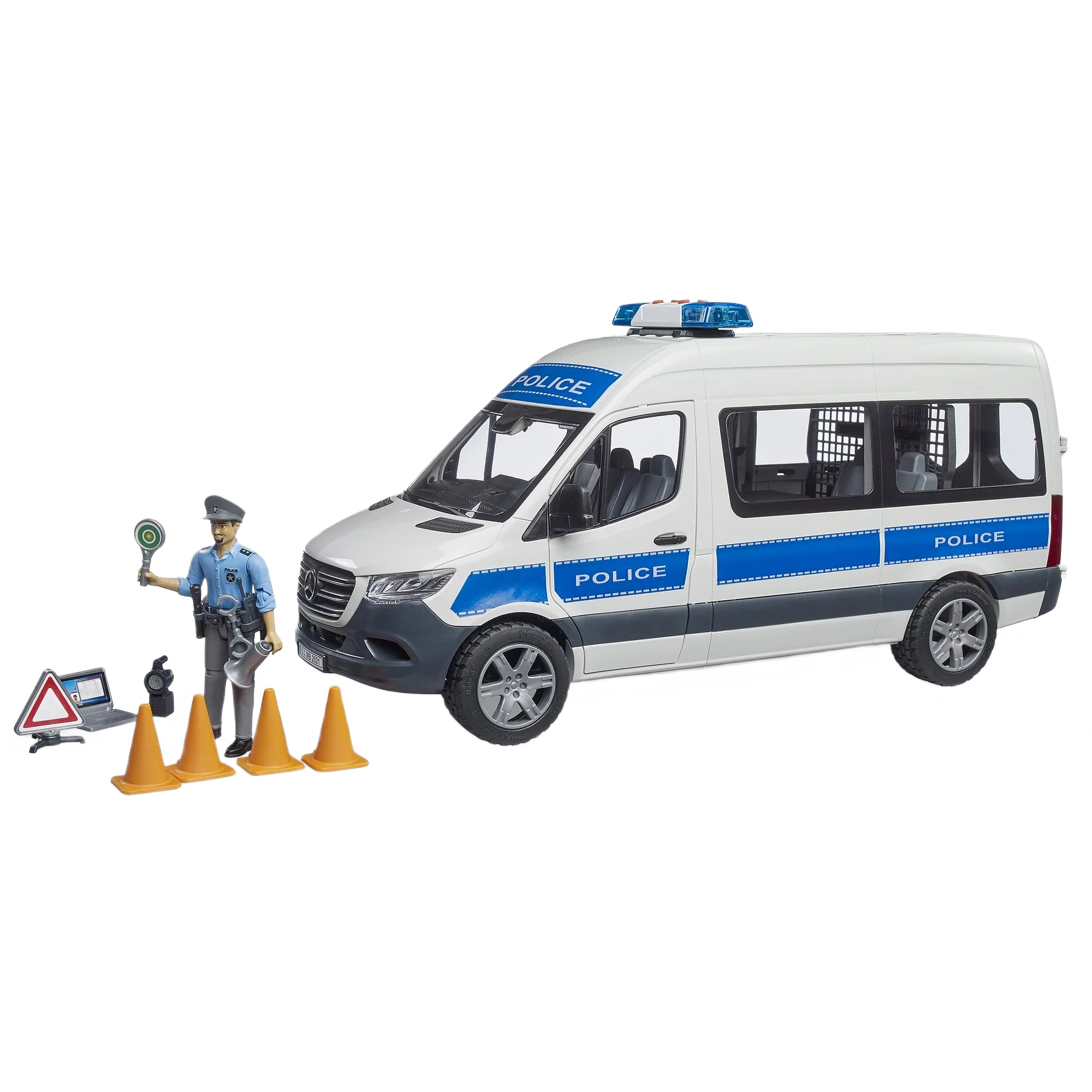 Secure Bruder MB Sprinter Police Emergency Vehicle Casual