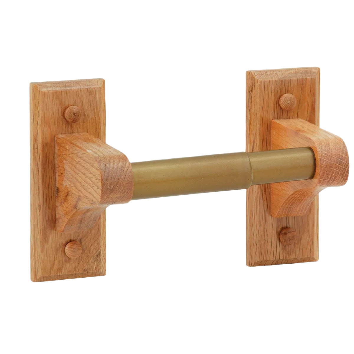 Expertly Made Home Impressions Oak Toilet Paper Holder User-Friendly
