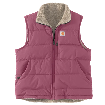 Classic Carhartt Small Huckleberry Montana Women’s Insulated Reversible Puffer Vest Casual