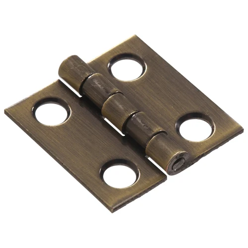 Smooth Hillman 1-1 2 in. x 1-1 4 in. Solid Brass Broad Hinge – Antique Brass Finish Original