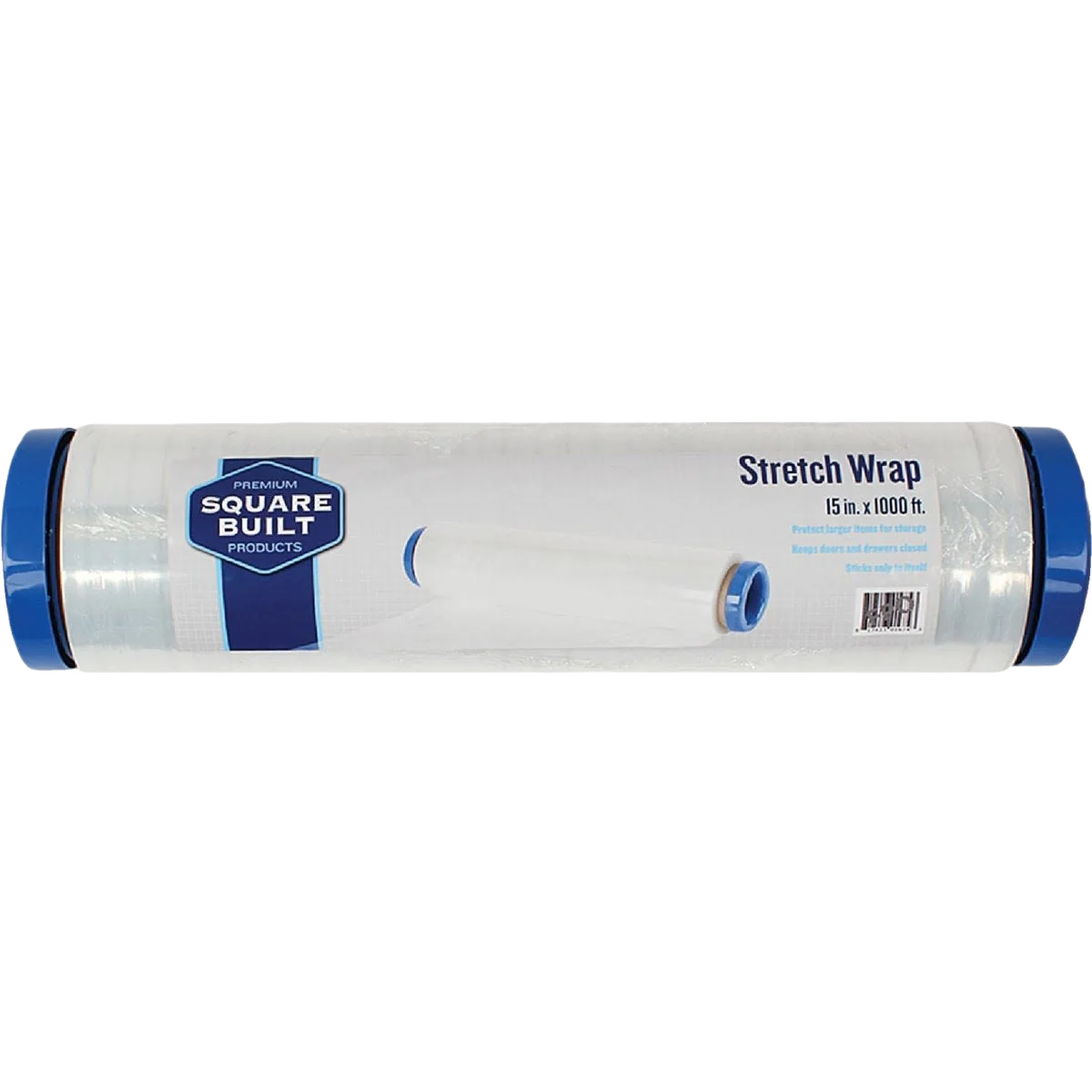 Pure Square Built Stretch Wrap with Double Handle 15 in. x 1000 ft. Quality