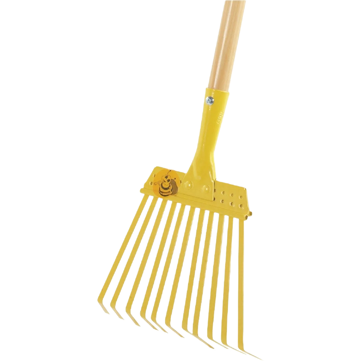Detailed Buddy B Kids Yellow Steel Leaf Rake Crafted