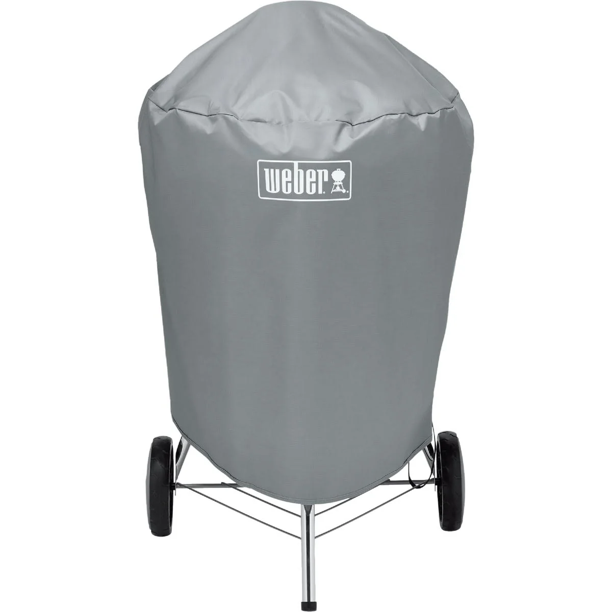 Fast Weber Gray Vinyl Kettle Grill Cover 23 in. Safe