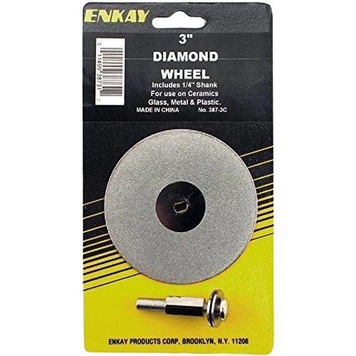 Responsible Enkay 3 in. Diamond Wheel 1 4 in. Shank Contemporary