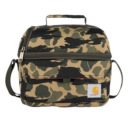 High-End Carhartt Insulated 12 Can Compartment Camo Lunch Cooler Fine