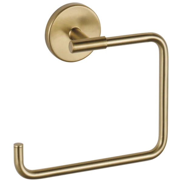 User-Friendly Delta Trinsic Champagne Bronze Towel Ring Enhanced