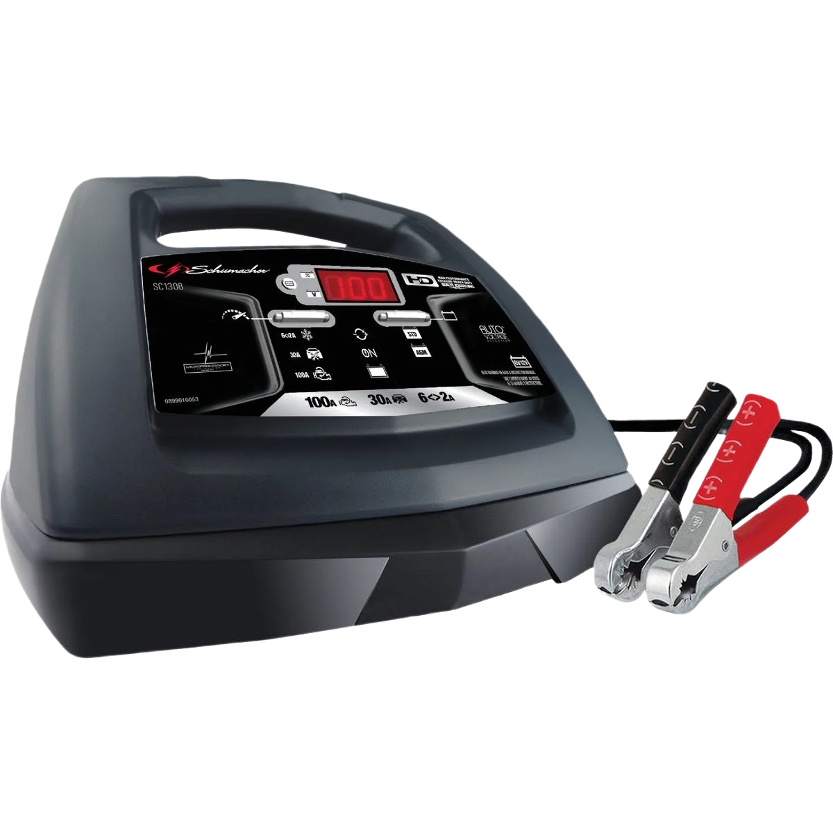 Soft Schumacher 12V Automatic Starter Battery Charger with Engine Start Flexible