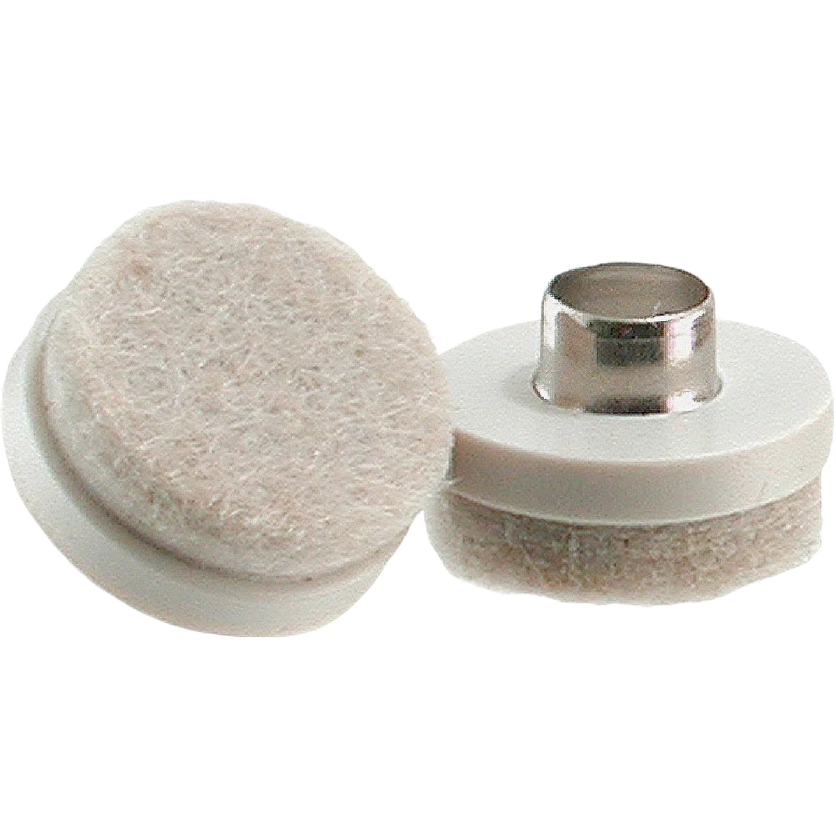 Fast Do it 7 8 In. Round Almond Nail on Furniture Glide 8-Pack Breathable