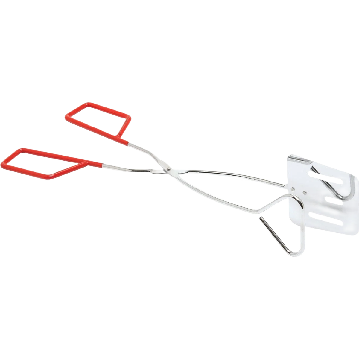 Convenient GrillPro Chrome Spatula-Fork Barbeque Tongs Advanced