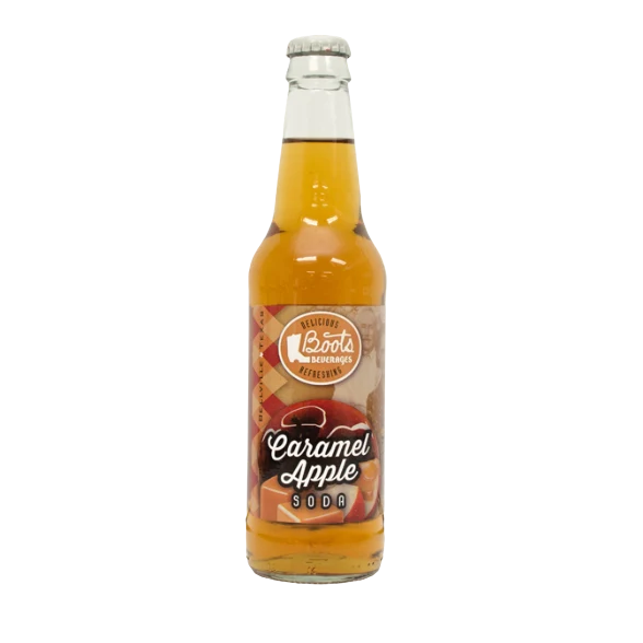 Functional Boots Caramel Apple Soda 12 oz. Clean