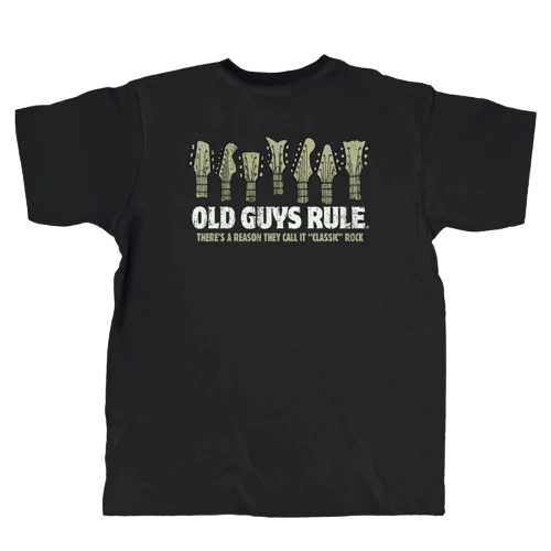 Stylish Old Guys Rule Men’s Large Classic Rock Shirt Unique