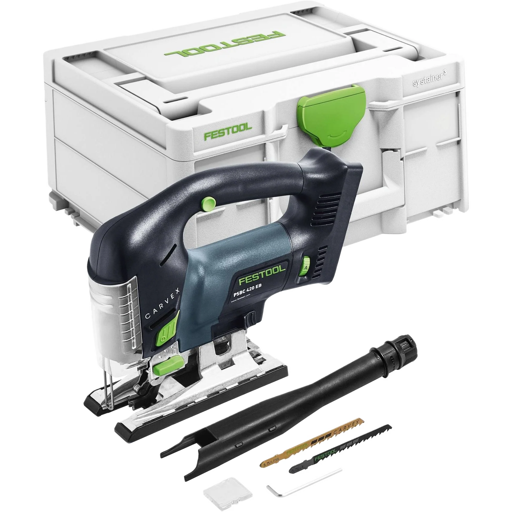 Prestigious Festool 576531 Carvex 420 EB-Basic Cordless D-Handle Jigsaw Powerful