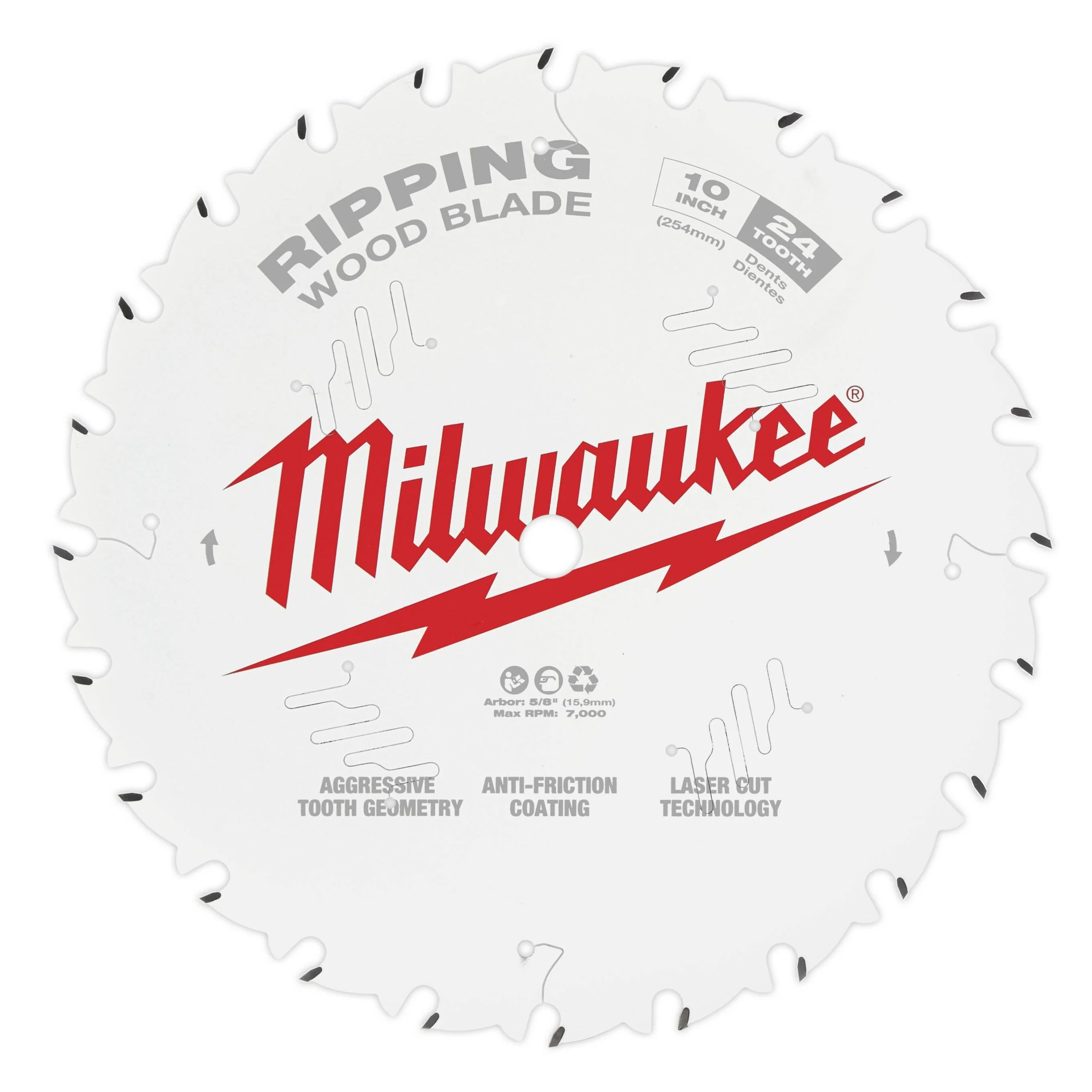 Effective Milwaukee 10 24T Ripping Circular Saw Blade Excellent