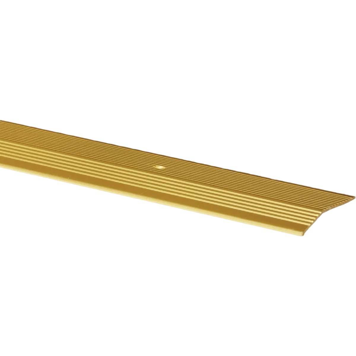 Consistent M-D Satin Brass Fluted Carpet Extra Wide Trim Bar 2 in. x 6 ft. Carefully Designed