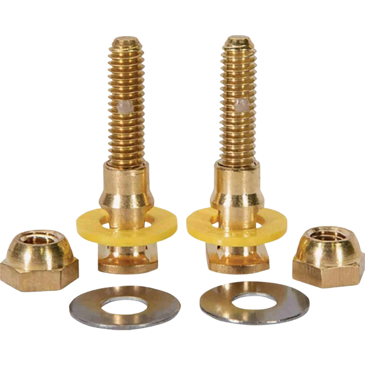 Proven Fluidmaster SetFast Brass Adjustable Toilet Bolts 2-Count Detailed