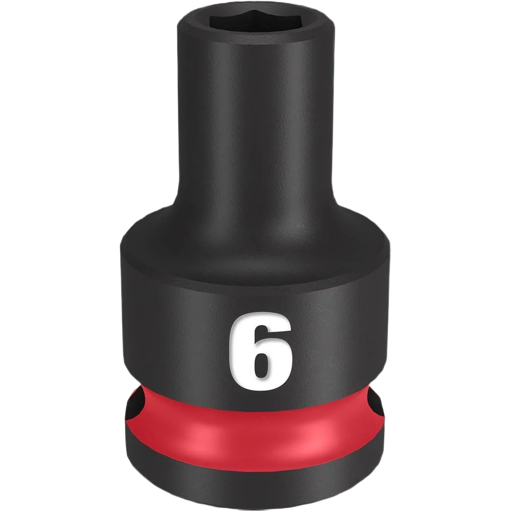 Secure Milwaukee SHOCKWAVE™ Impact Duty™ 3 8 Drive 6-mm 6 Point Socket Original Design