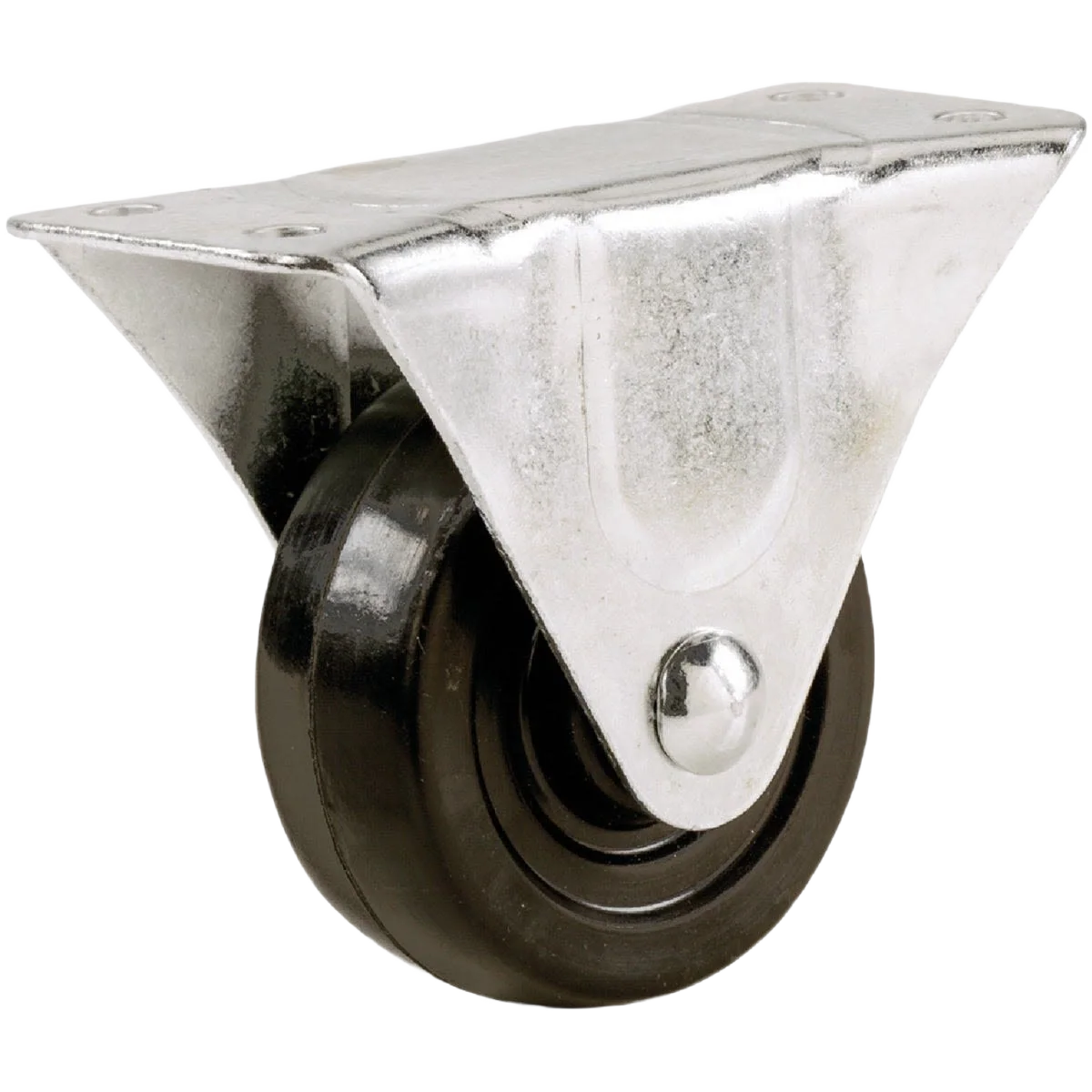 Dependable Shepherd Hardware 2-1 2 Rubber General-Duty Rigid Plate Caster High-Grade