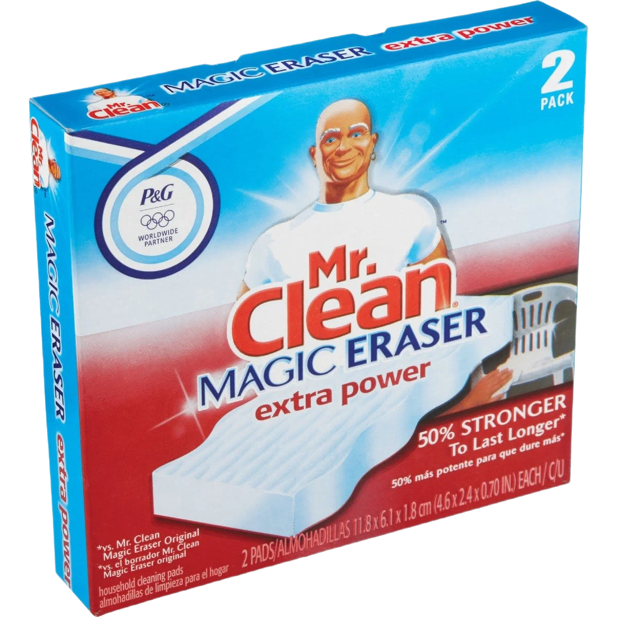 Trendy Mr. Clean Eraser with Extra Power Solid