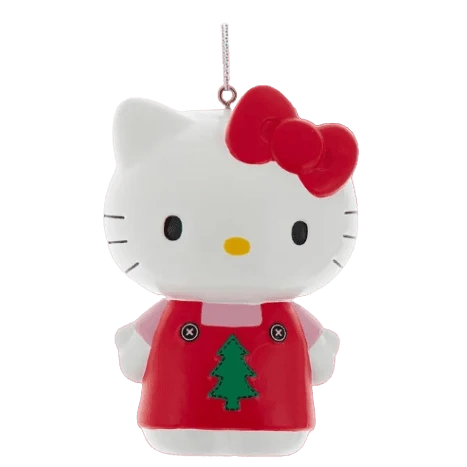 Green Kurt S. Adler Hello Kitty™ With Tree Ornament Durable