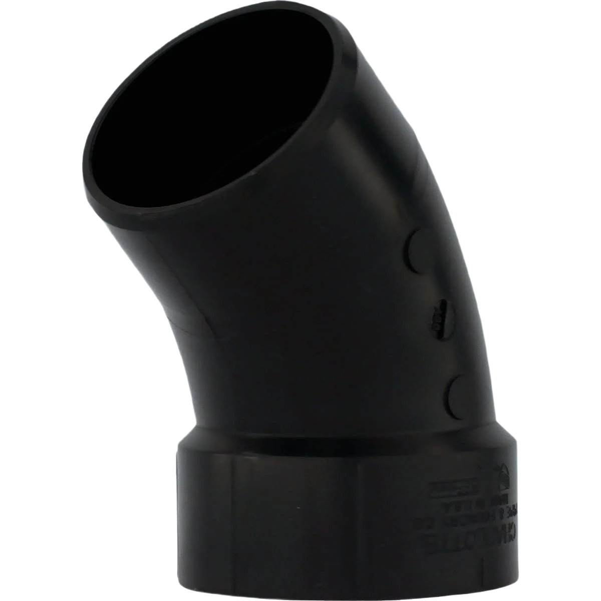 Proven Charlotte Pipe 3 In. Hub x Spigot 45 Deg. Street ABS Elbow Prestigious
