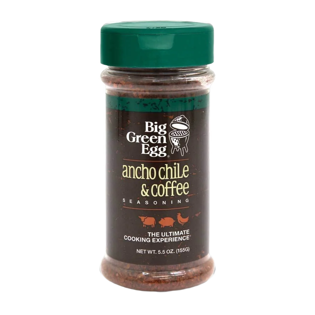 World-Class Big Green Egg Ancho Chili Coffee Seasoning 5.5 oz. User-Friendly
