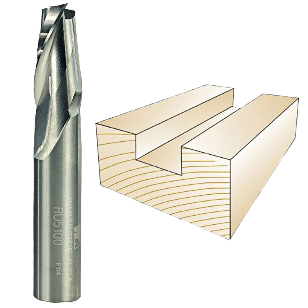 Elite Whiteside Spiral Upcut Bit 1 2 in. SH x 1 2 in. CD x 1 in. CL Innovative