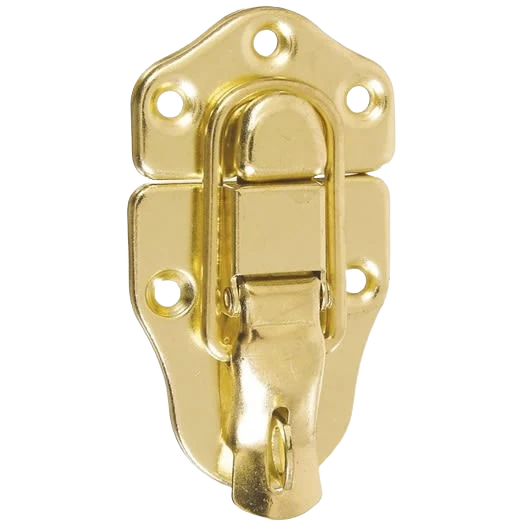 Reliable National Hardware Brass Finish Lockable Draw Catch First-Class
