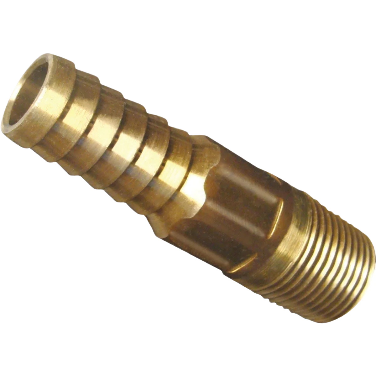 Responsible Simmons 3 4 In. MIP Brass Reducing Hose Barb Adapter Secure