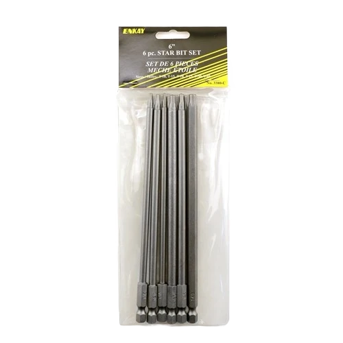 Versatile Enkay 6 Pc Torque Screw Bit Set First-Class