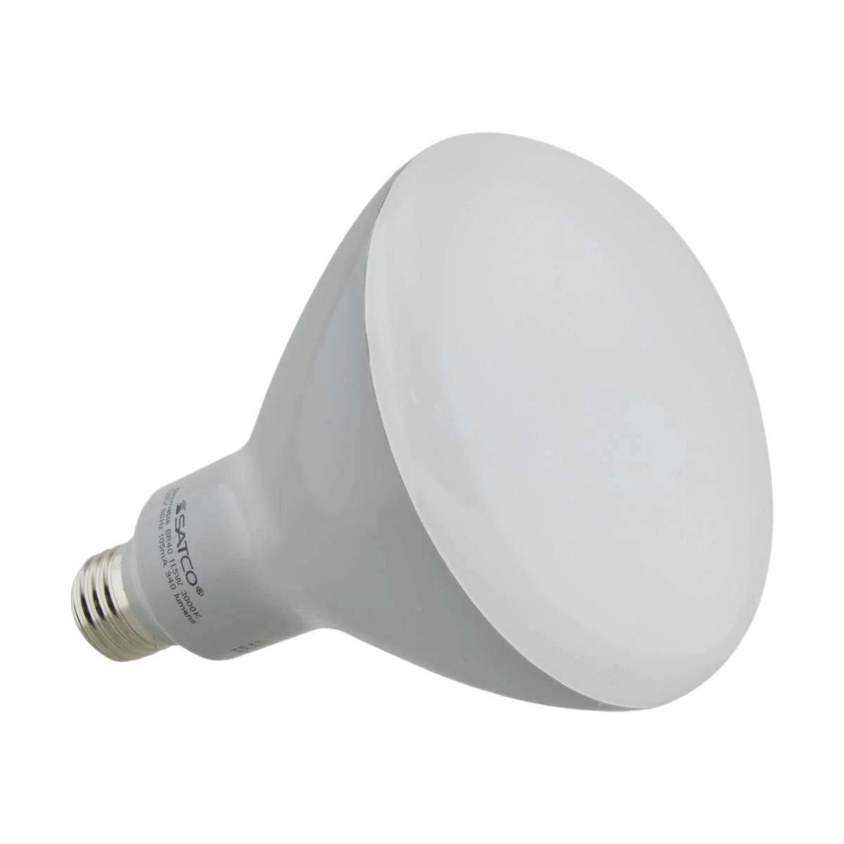 Unique Satco 11.5 Watt BR40 LED Soft White Floodlight Light Bulb Long-Lasting