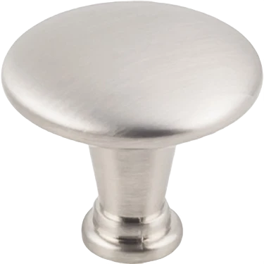 World-Class Hardware Resources Kasa 1-1 4 In. Cabinet Knob Satin Nickel 10-Pack Fine Crafted