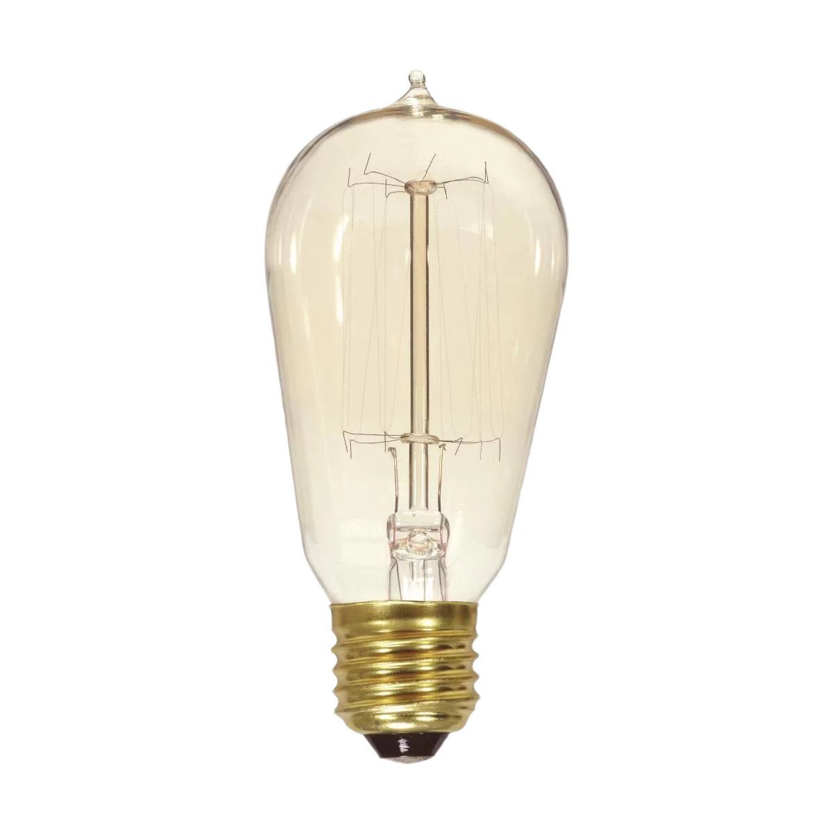 Optimized Satco 40 Watt ST19 Incandescent Vintage Edison Style Light Bulb Green