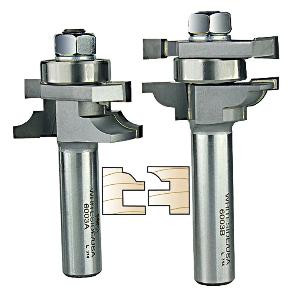 Modern Whiteside 6003 Bead Stile Rail Bit Set 1 2 in. SH Convenient