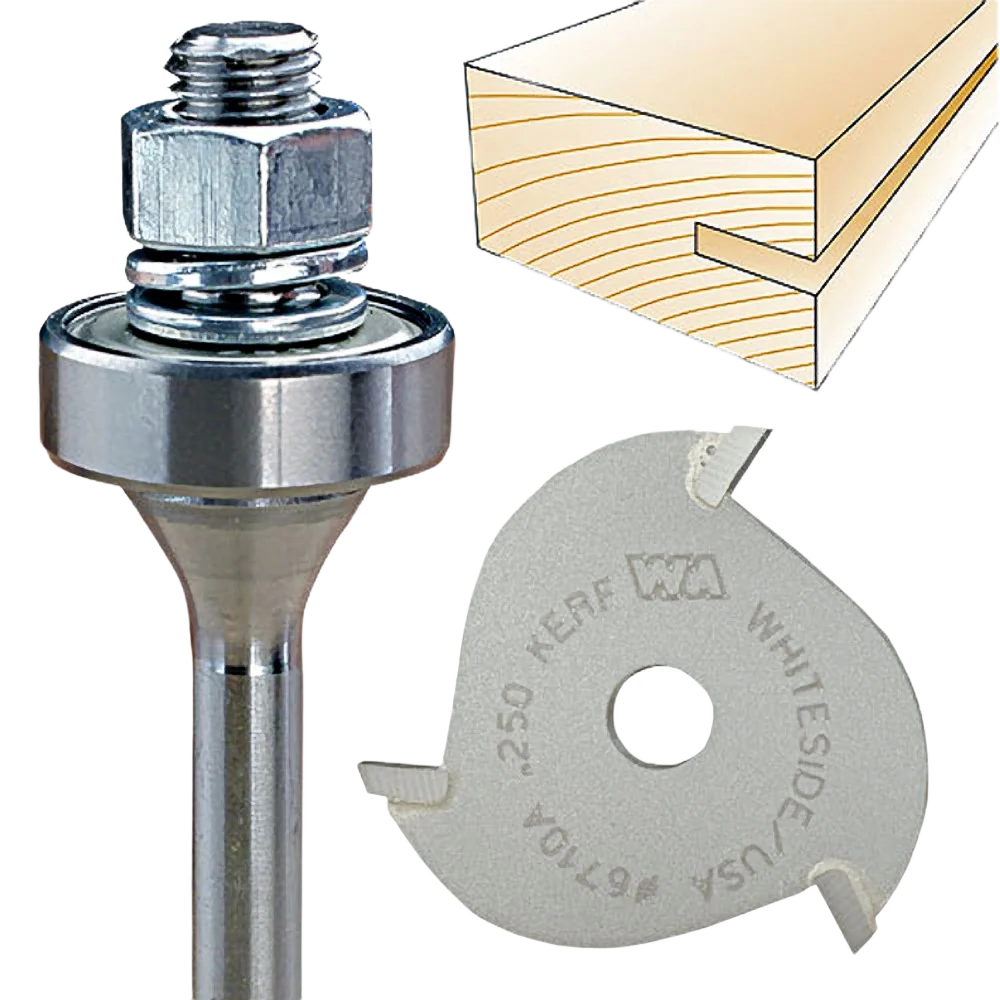Innovative Whiteside Slotting Cutter Arbor 1 4 in. SH Comfortable