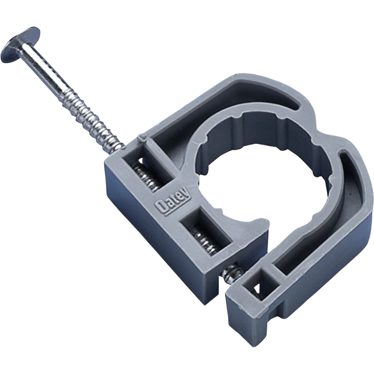 Sustainable Oatey 1 2 In. Insulator Plastic Nail-On Pipe Full Clamp 12-Pack Optimized