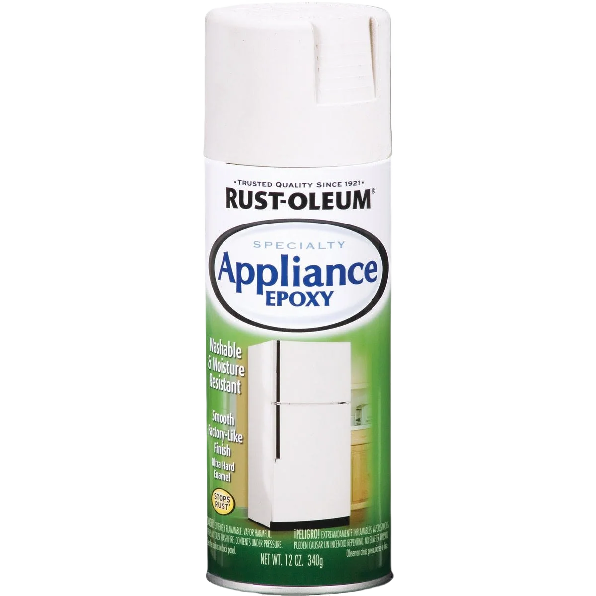 Recyclable Rust-Oleum White Specialty Appliance Spray Epoxy 12 oz. Proven