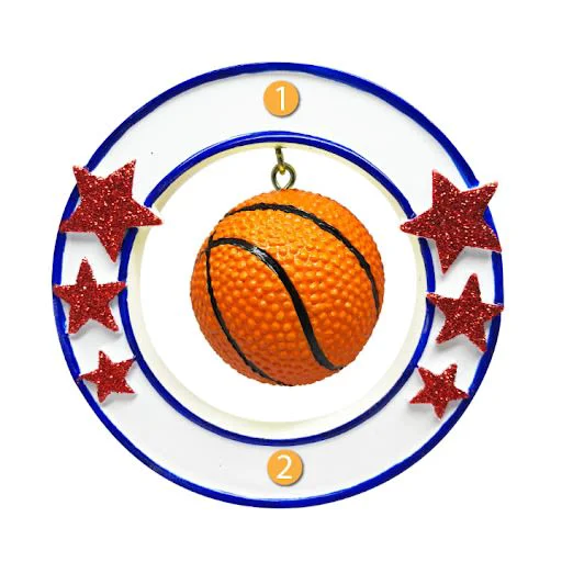 Dependable PolarX Personalized 3D Basketball Ornament Fast