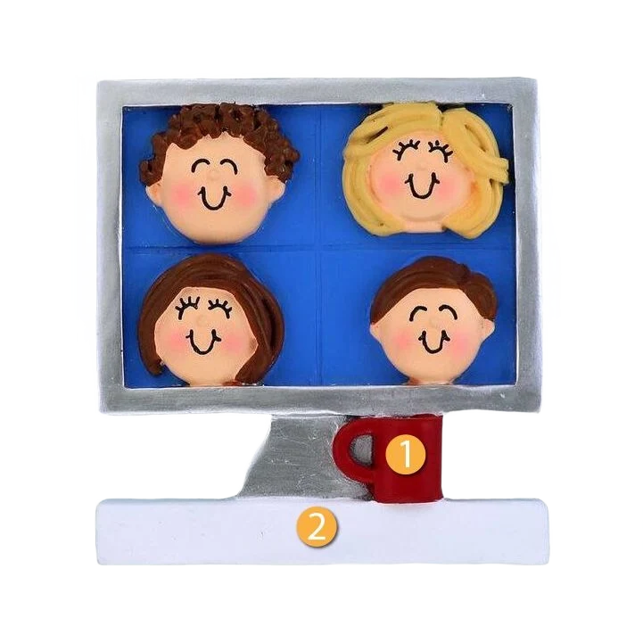 Original Design Ornament Central Personalized Video Meeting Ornament Reliable
