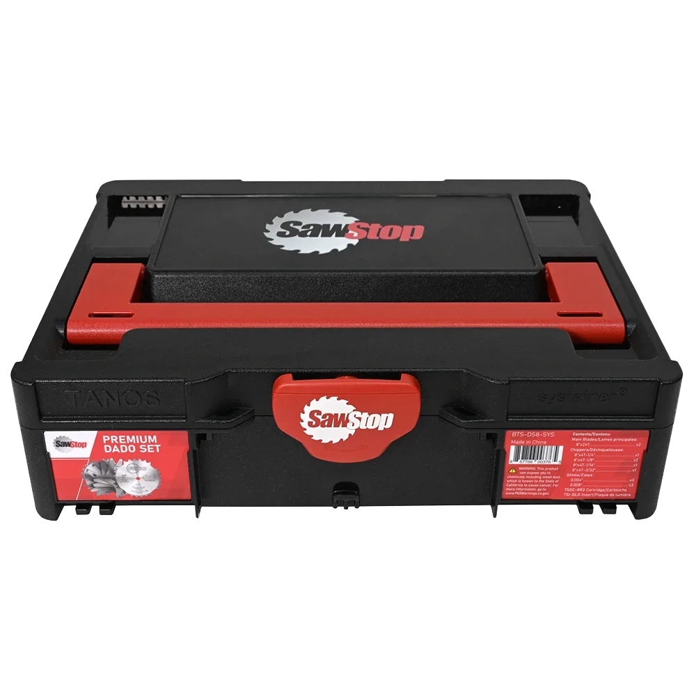 Recyclable SawStop Systainer for Dado Set – BOX ONLY Efficient