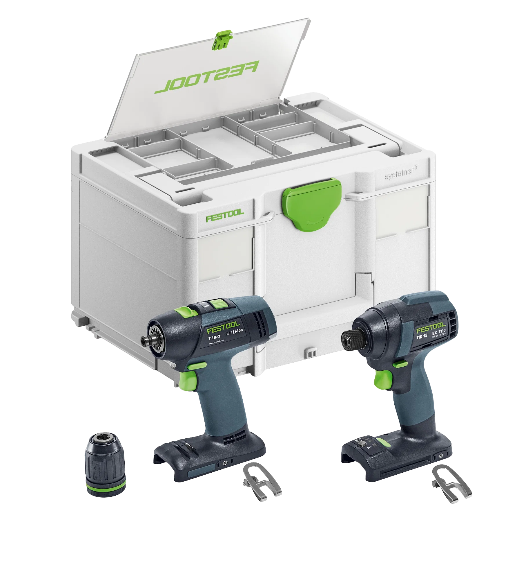 Luxury Festool 578829 Impact Driver and Drill set TID 18 Basic-Set T18 Sustainable