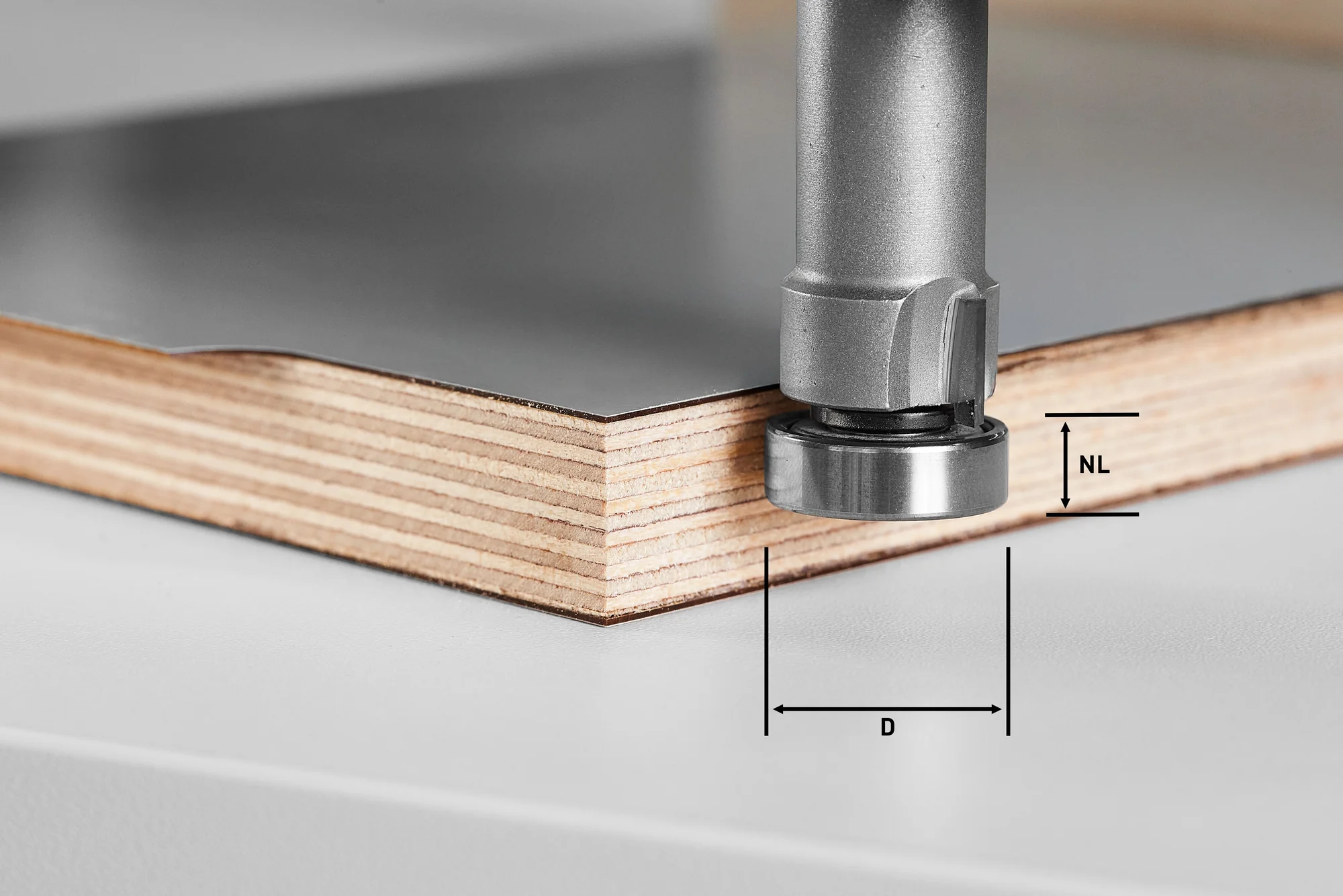 Refined Festool 490565 Edge trimming cutter HW KLS D22 8-OFK High-Performance