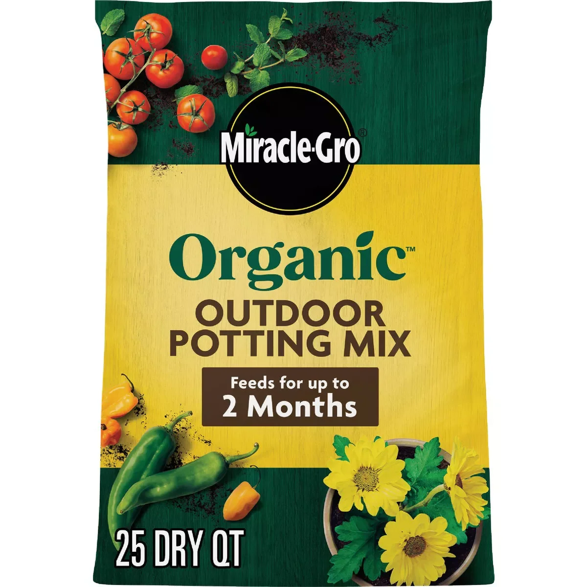 Healthy -Gro 25 Qt. Organic Outdoor Potting Mix Clean