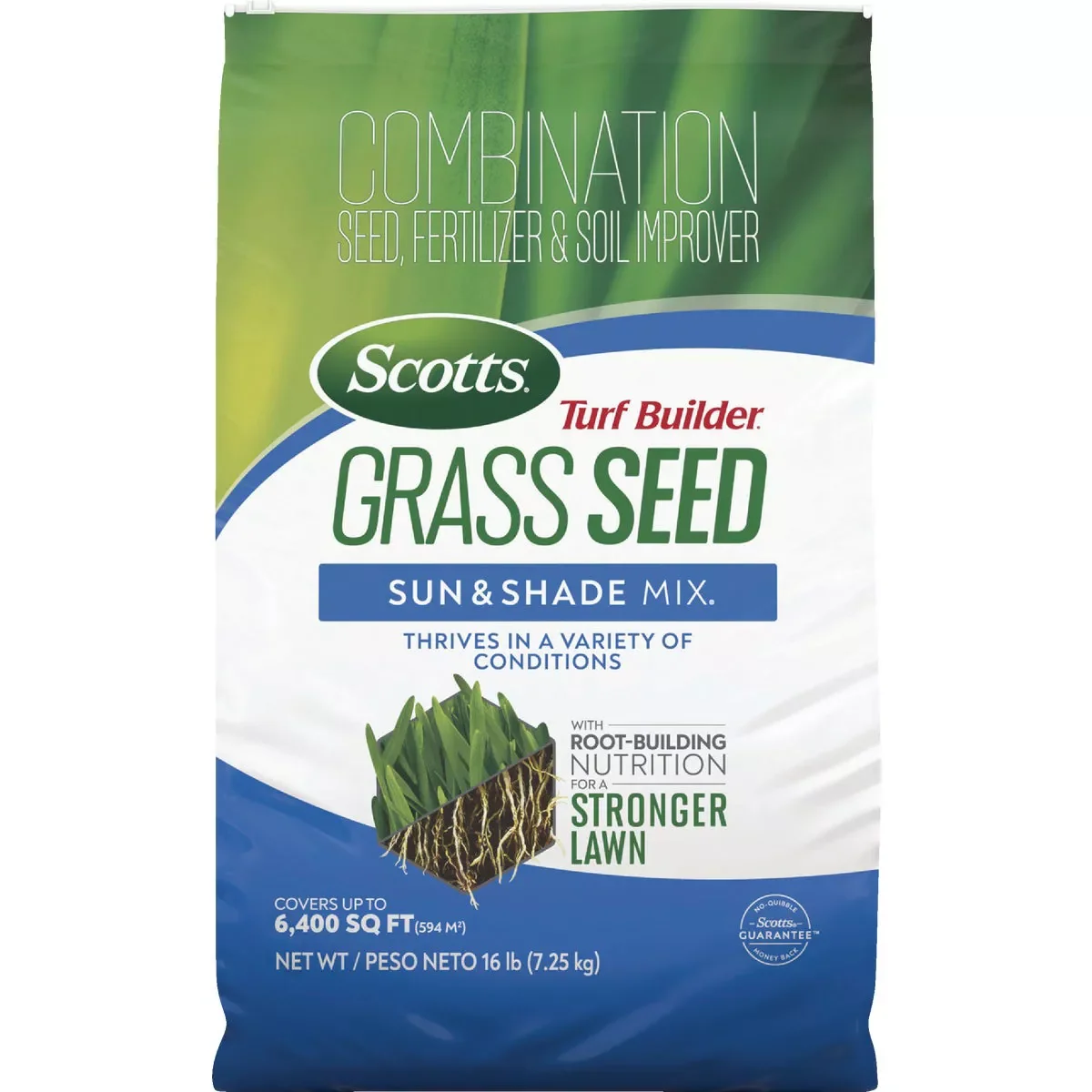 Natural Scotts Turf Builder 16 Lb. 1330 Sq. Ft. Sun Shade Mix Grass Seed Exclusive